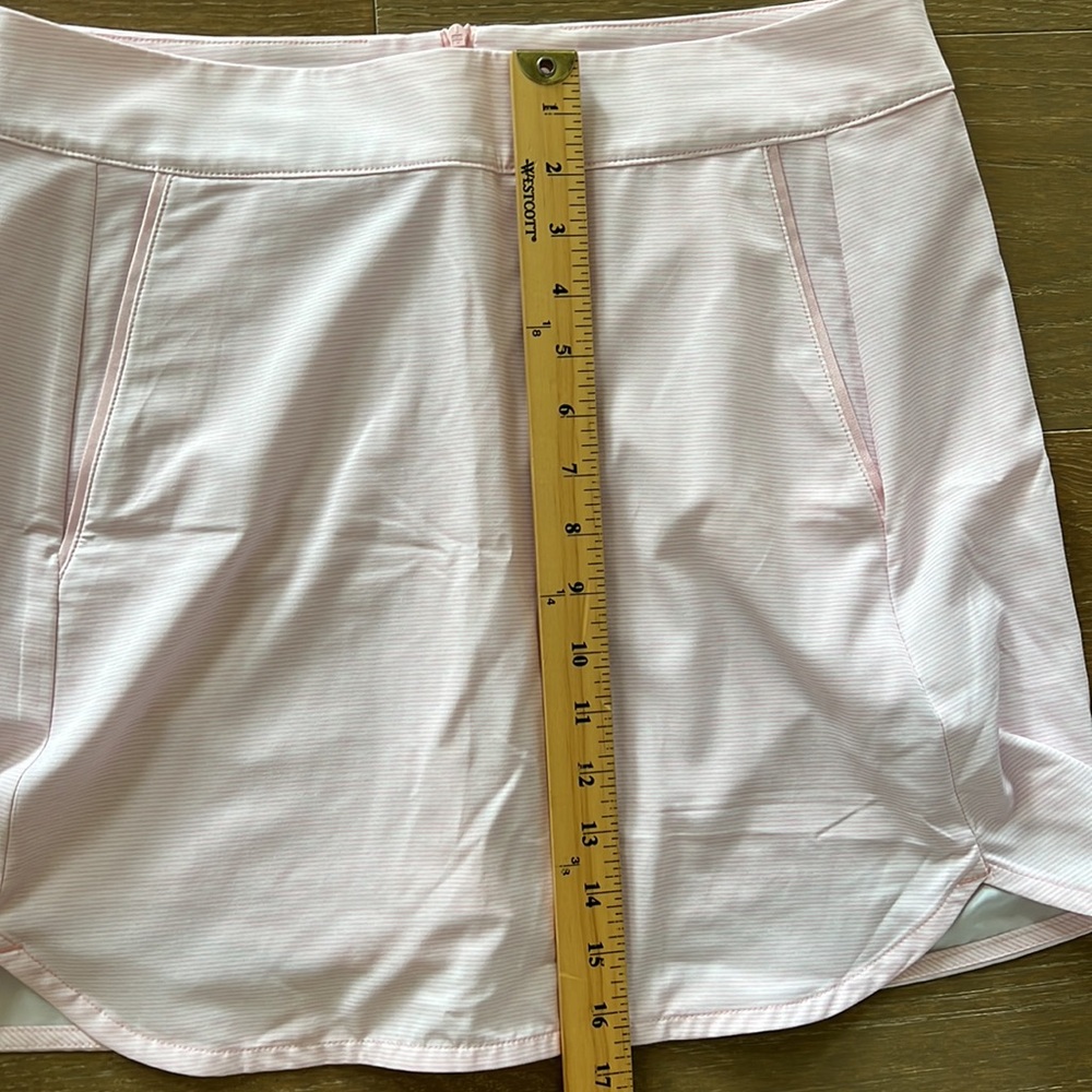 NWOT Vineyard Vines Pink Performance Striped Skirt/Skort | M - Picture 8 of 11